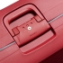 چمدان-دلسی-مدل-moncey-قرمز-384480104-نمای-دسته-و-قفل-چمدان